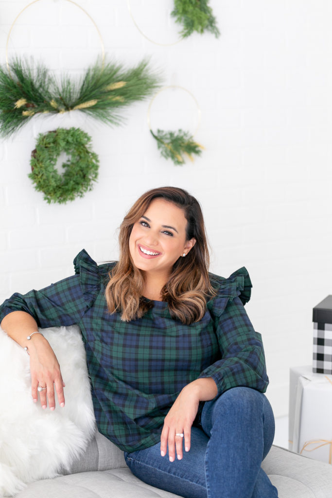 Holiday themed brand photos for real estate agents 