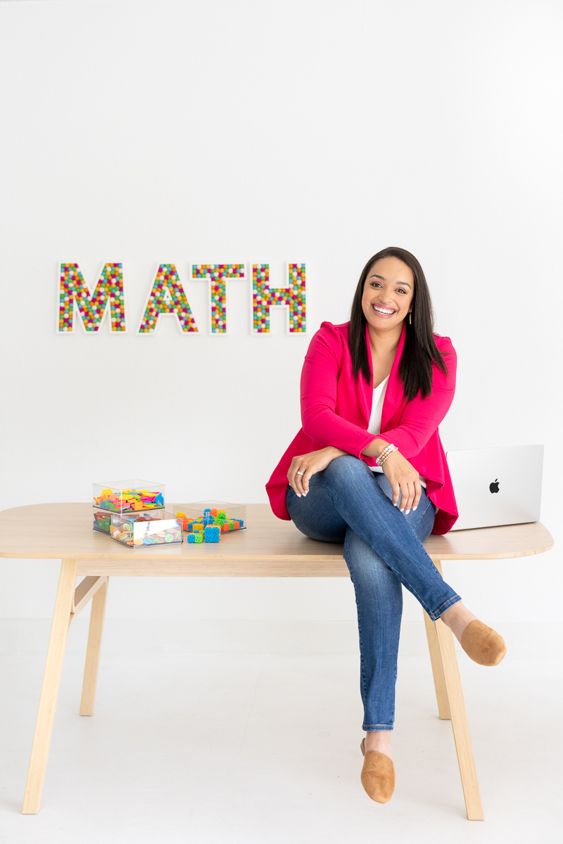 Brand session with teacher, educator and digital creator Brittany from Mix and Math