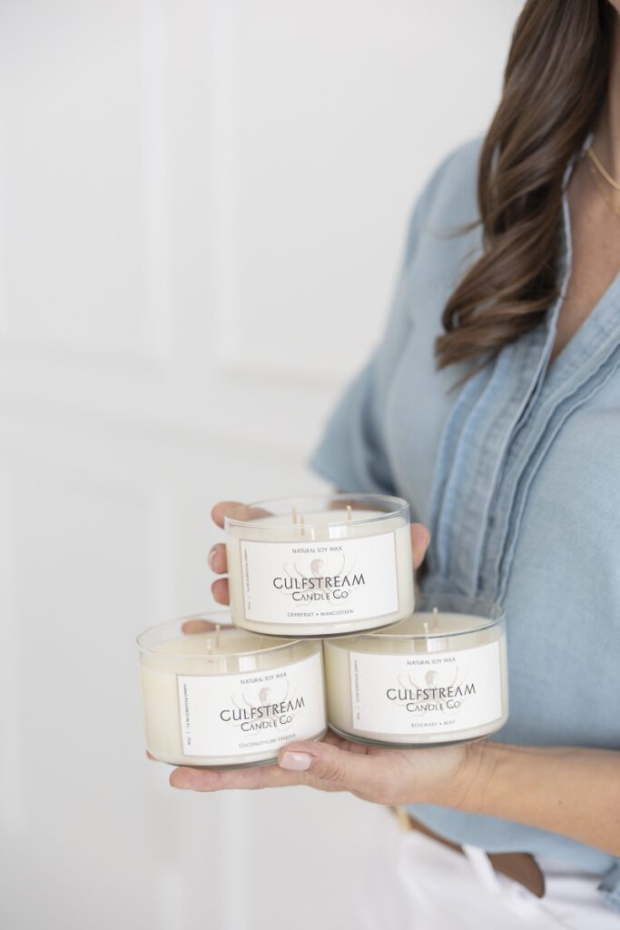 Gulfstream Candle Co. Orlando Brand Product Photo Session