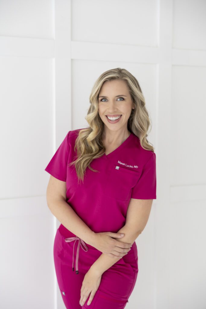 Dr. Maren Locke The Budget Dermatologist Brand photo session